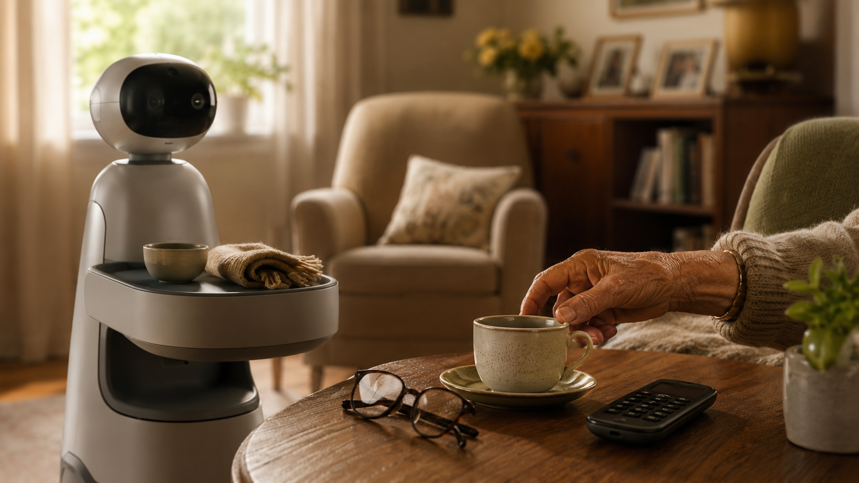Le bon robot pour senior ne remplace pas une présence : il aide à préserver une vie