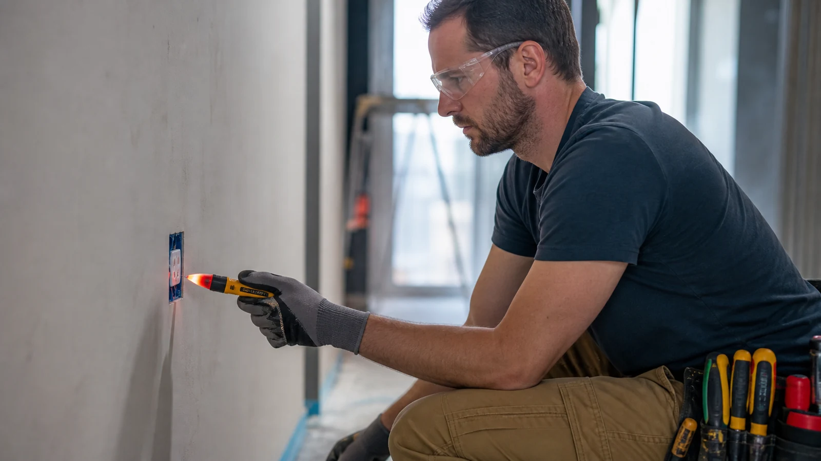 Mise en situation éditoriale d'un détecteur de tension sans contact dans son contexte d'usage professionnel