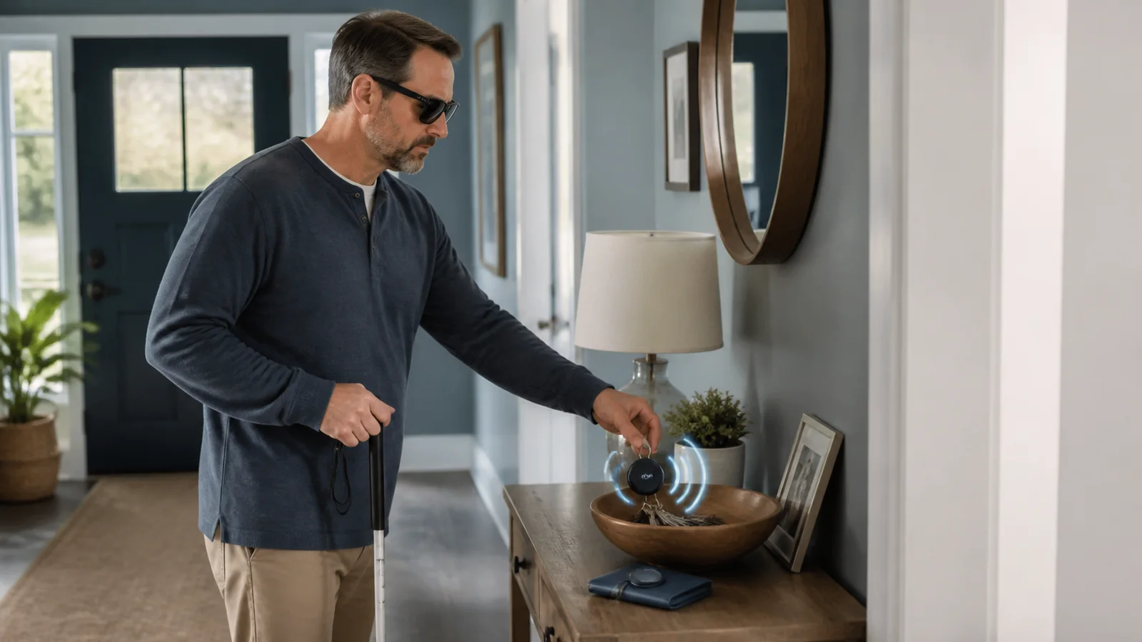 Mise en situation éditoriale d'un tracker d’objets essentiels dans son contexte d'usage professionnel