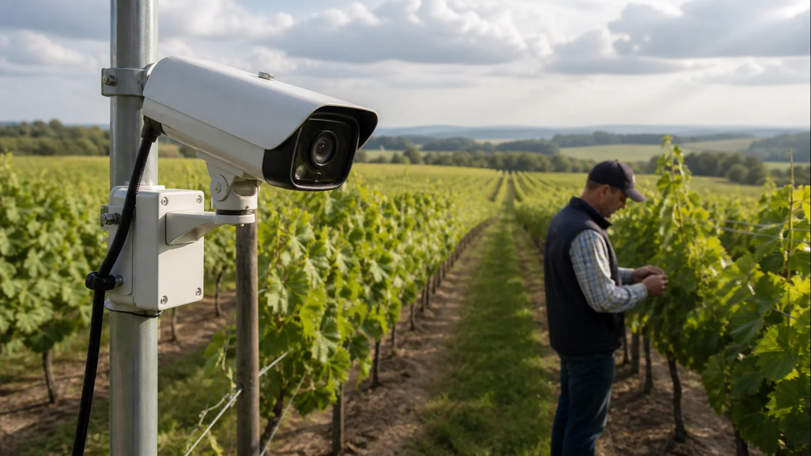 Mise en situation éditoriale d'un caméra de surveillance des cultures dans son contexte d'usage professionnel