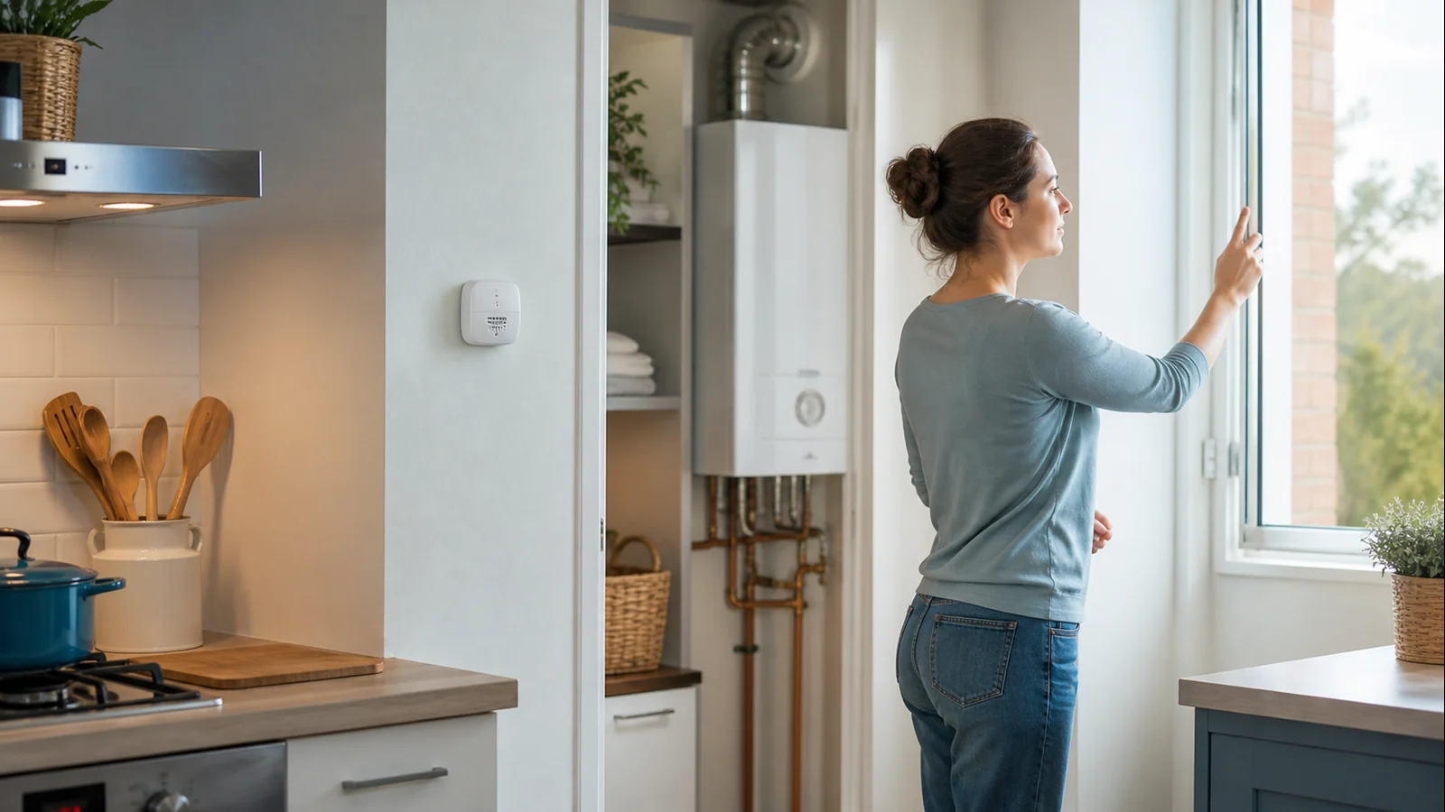 Mise en situation éditoriale d'un détecteur de gaz domestique dans son contexte d'usage professionnel