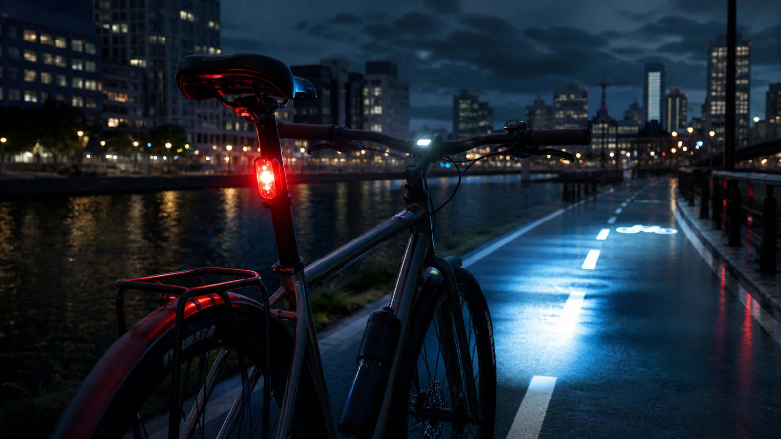 Mise en situation éditoriale d'un éclairage vélo intelligent dans son contexte d'usage professionnel