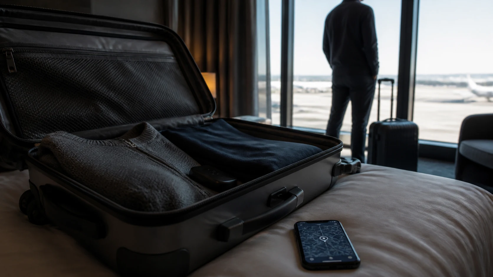 Mise en situation éditoriale d'un tracker de bagage dans son contexte d'usage professionnel