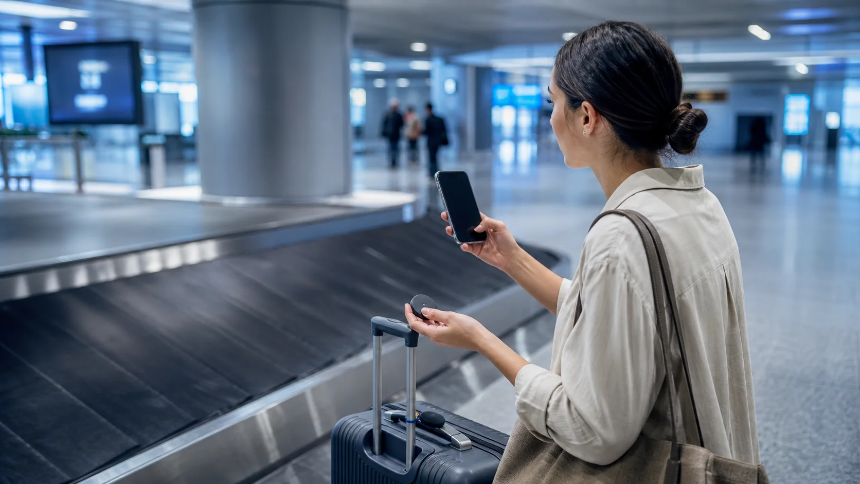 Mise en situation éditoriale d'un tracker de bagage dans son contexte d'usage professionnel