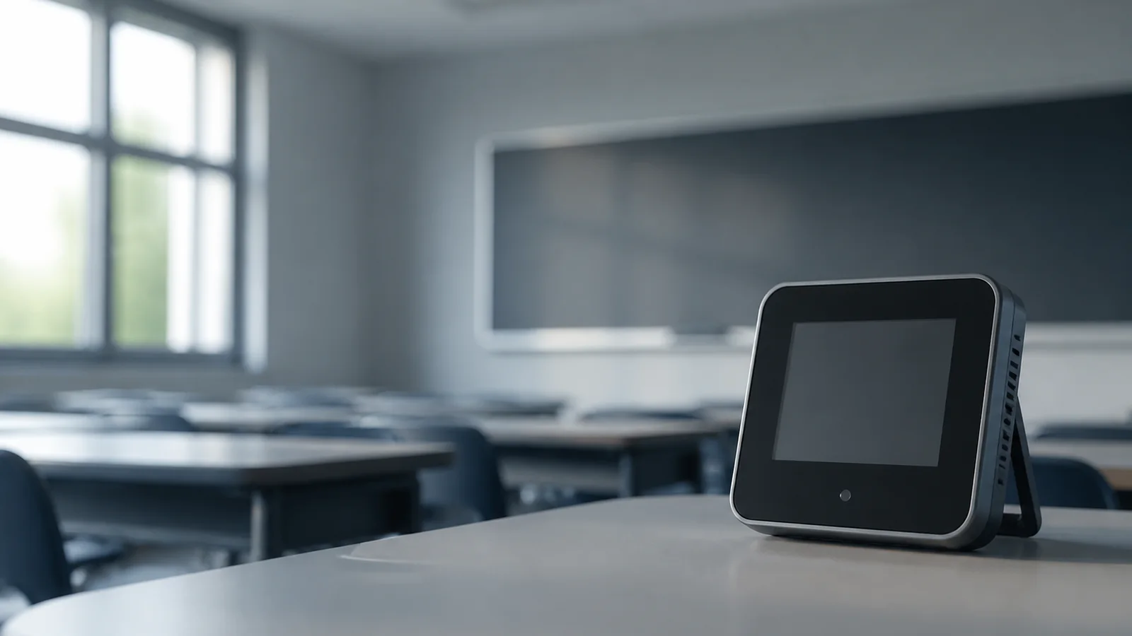 Mise en situation éditoriale d'un moniteur de qualité de l’air à l’école dans son contexte d'usage professionnel