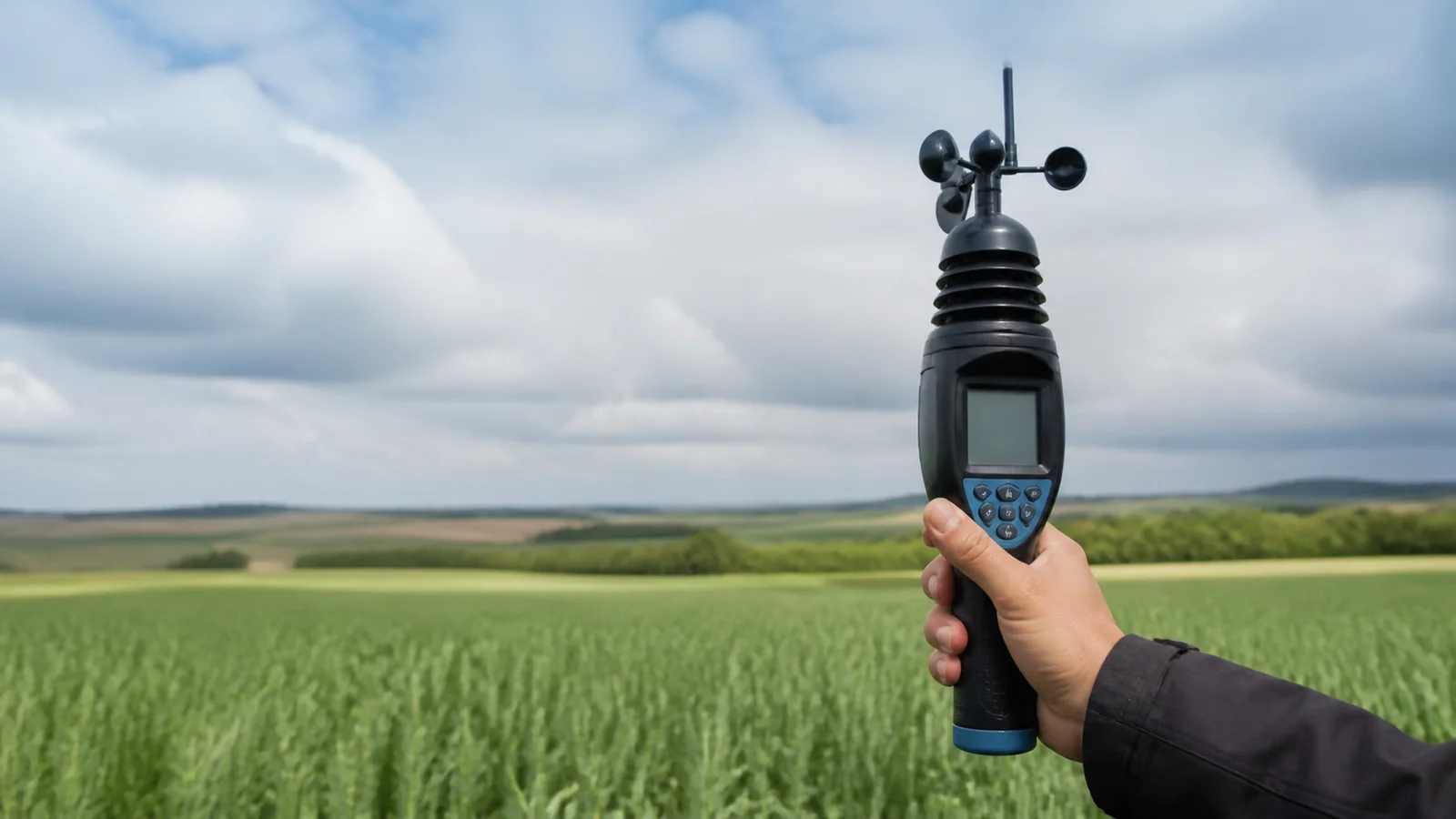 Mise en situation éditoriale d'un capteur météo agricole léger dans son contexte d'usage professionnel