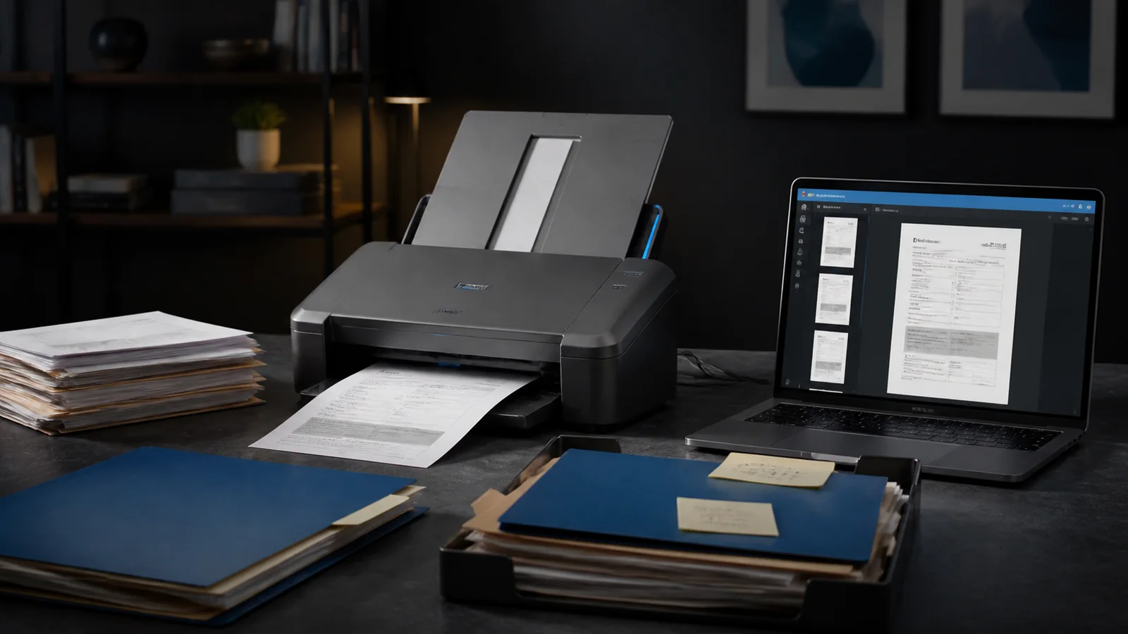 Mise en situation éditoriale d'un documents scannés dans son contexte d'usage professionnel