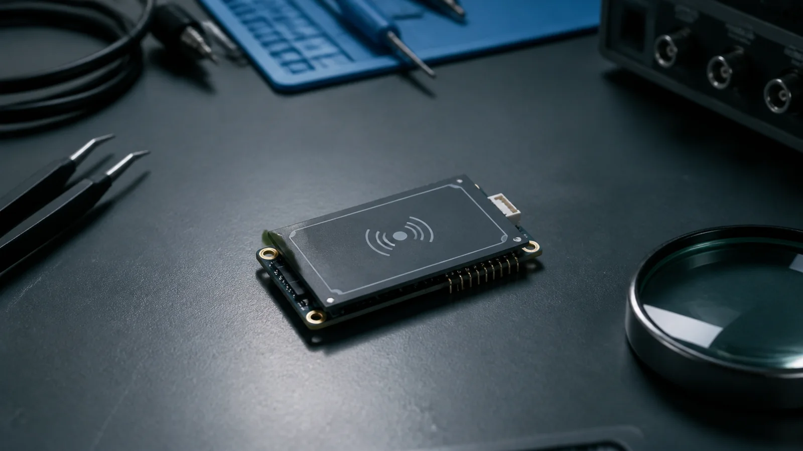 Mise en situation éditoriale d'un module rfid simplifié dans son contexte d'usage professionnel