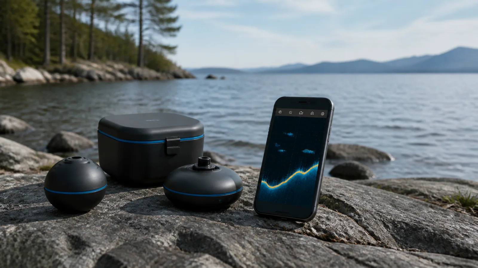 Mise en situation éditoriale d'un sonar portable de pêche dans son contexte d'usage professionnel