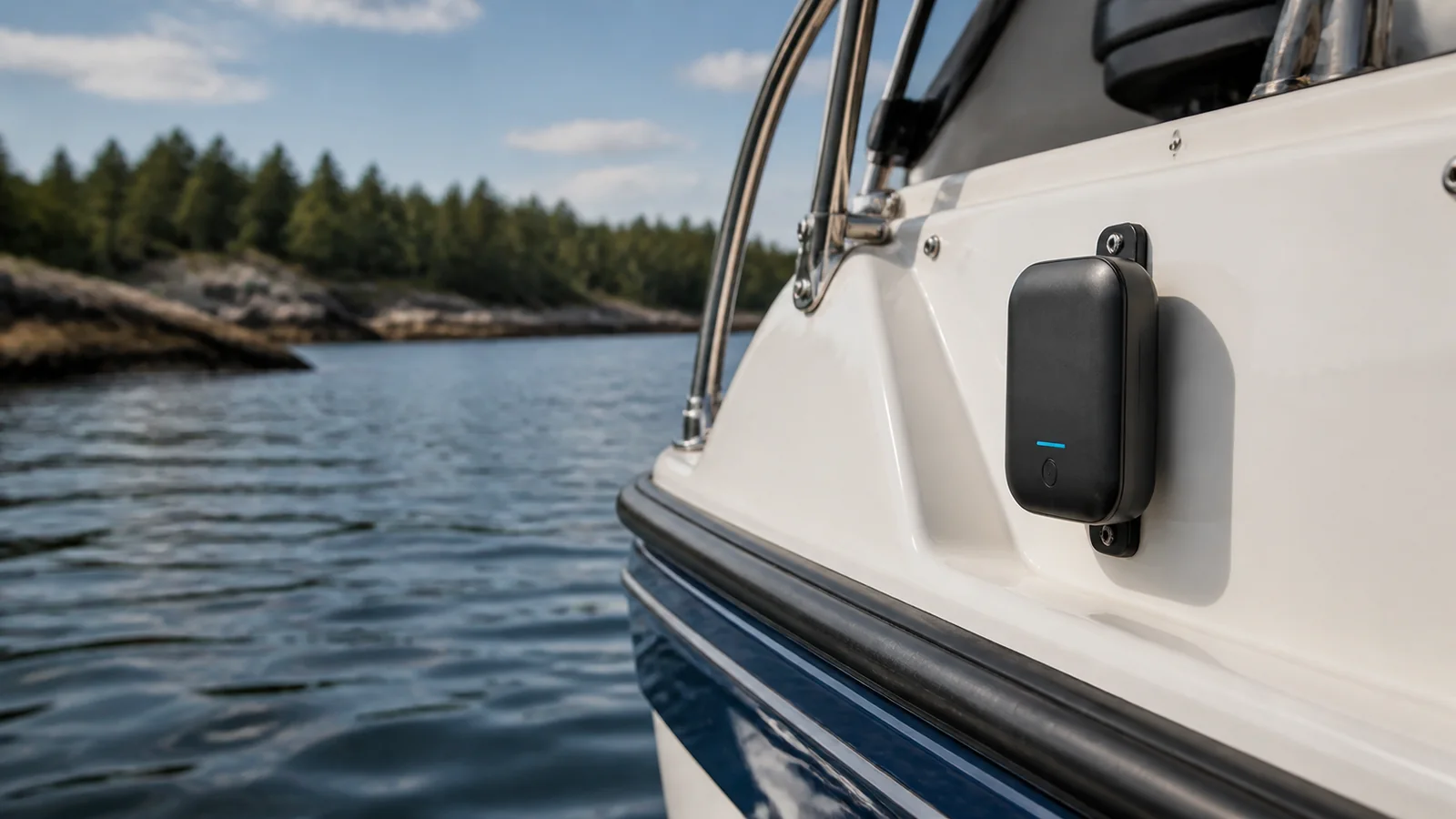 Mise en situation éditoriale d'un tracker pour bateau léger dans son contexte d'usage professionnel