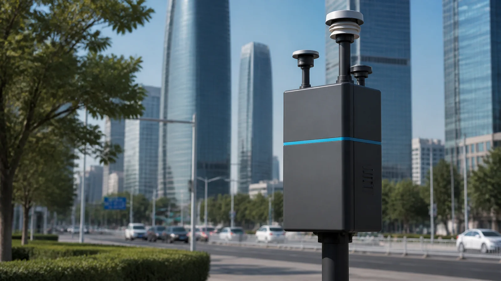 Mise en situation éditoriale d'un capteur de pollution de rue dans son contexte d'usage professionnel