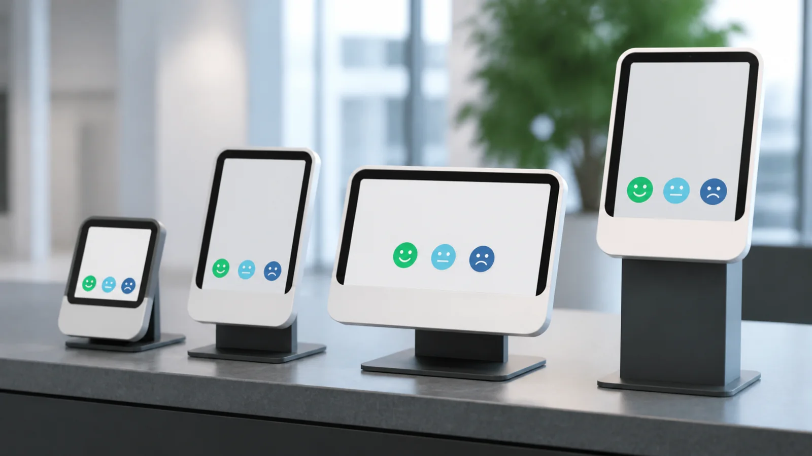 Mise en situation éditoriale d'un borne d’avis client dans son contexte d'usage professionnel