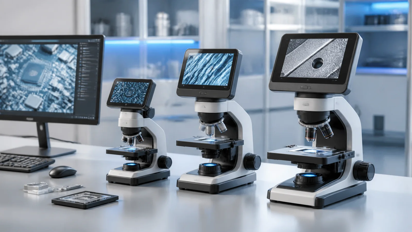 Mise en situation éditoriale d'un microscope numérique dans son contexte d'usage professionnel