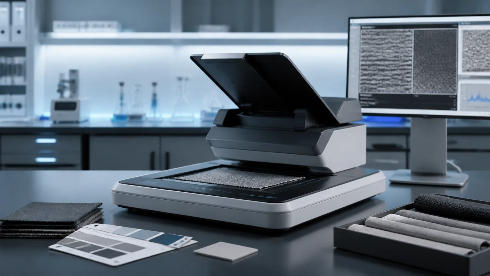 Mise en situation éditoriale d'un scanner de matière dans son contexte d'usage professionnel