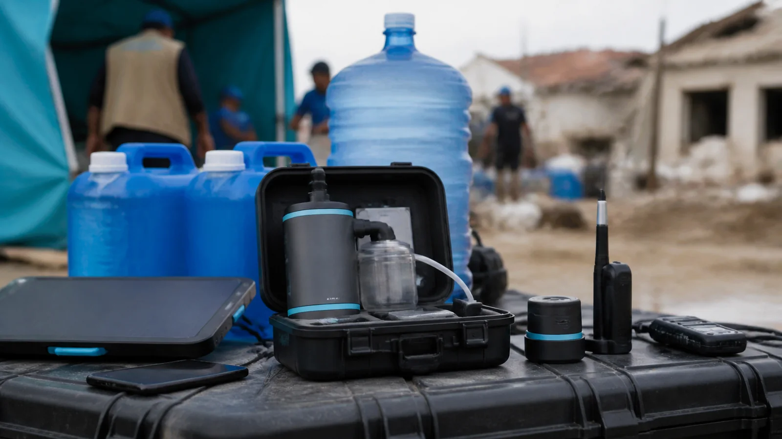 Mise en situation éditoriale d'un kit de mission ong dans son contexte d'usage professionnel