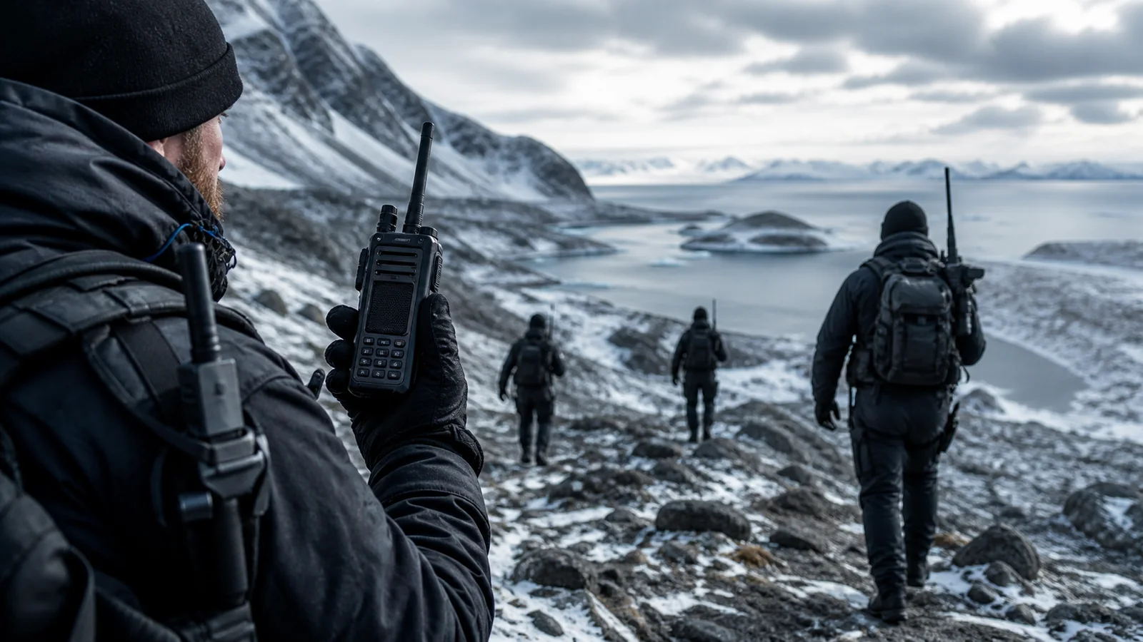 Mise en situation éditoriale d'un radio mesh de terrain dans son contexte d'usage professionnel