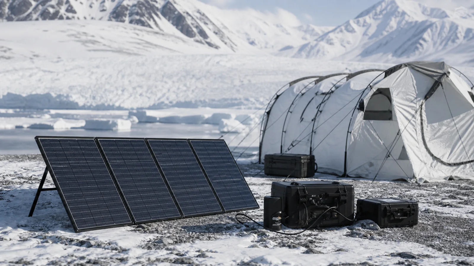 Mise en situation éditoriale d'un panneau solaire renforcé dans son contexte d'usage professionnel