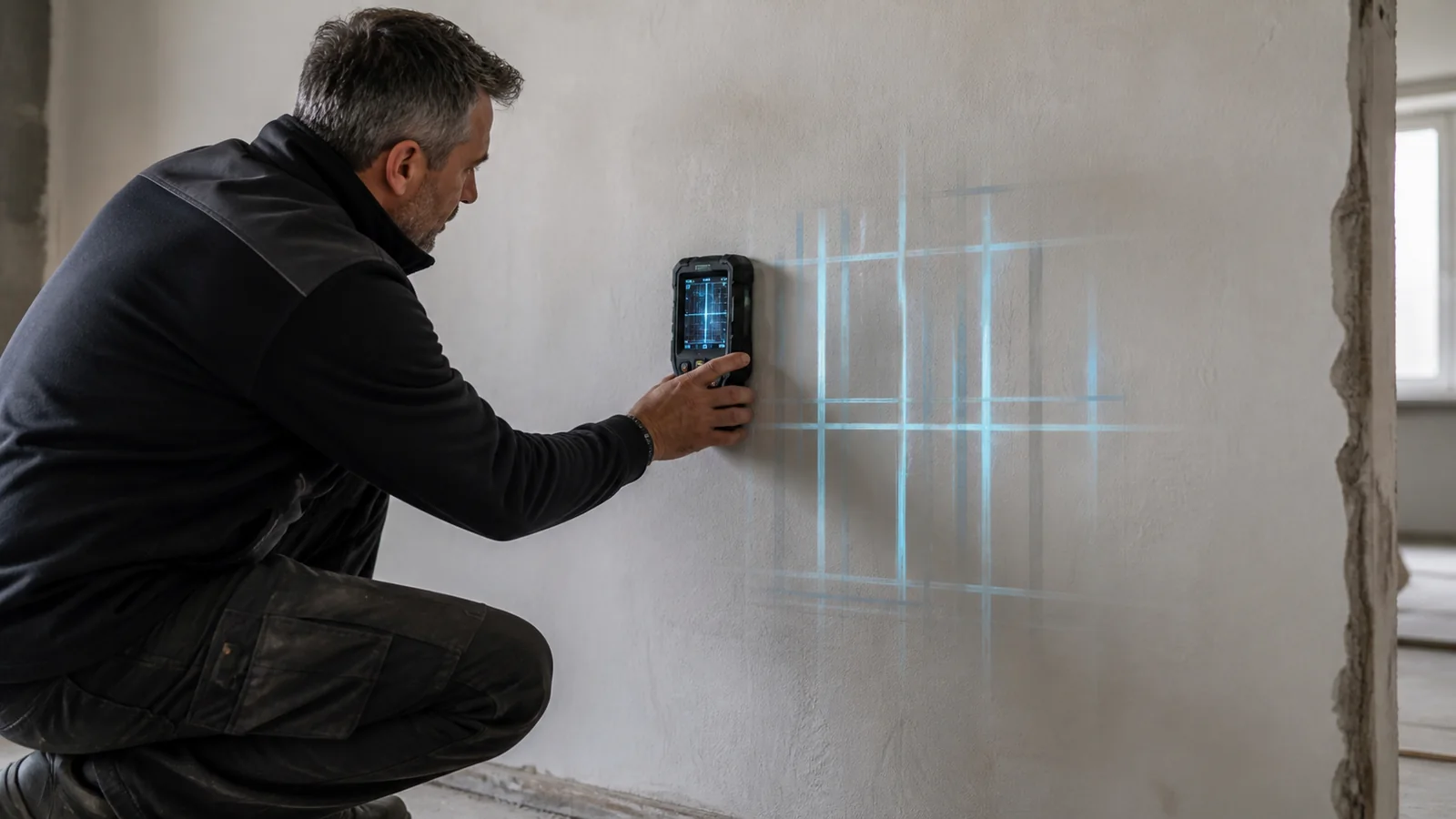 Mise en situation éditoriale d'un scanner un logement avant achat dans son contexte d'usage professionnel