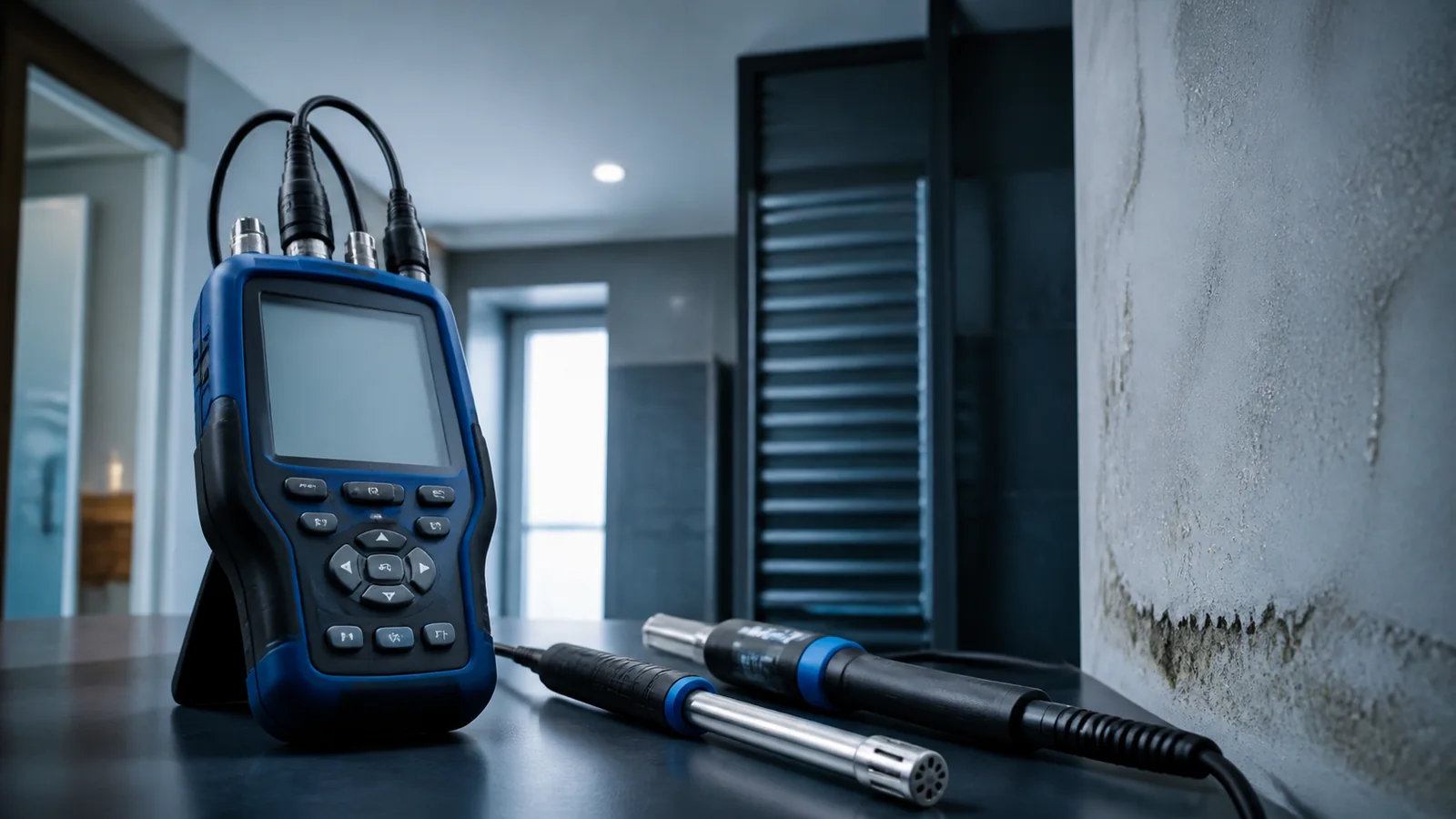 Mise en situation éditoriale d'un hygromètre expert dans son contexte d'usage professionnel