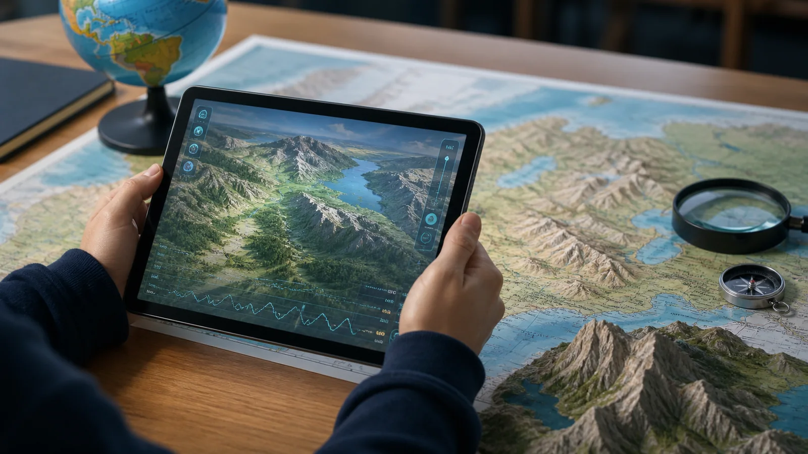 Mise en situation éditoriale d'un géographie augmentée dans son contexte d'usage professionnel